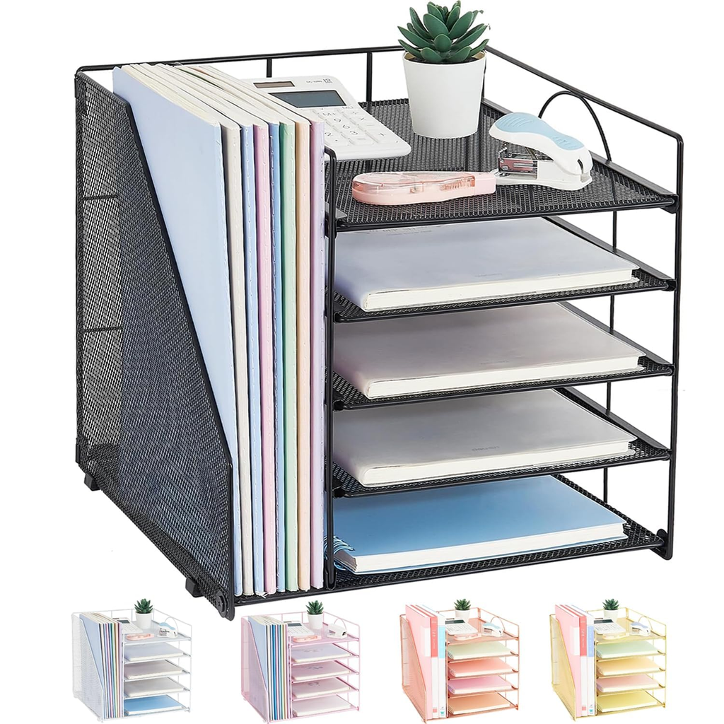 Garrett Cybernova Desk Modern Paper Tray Gray